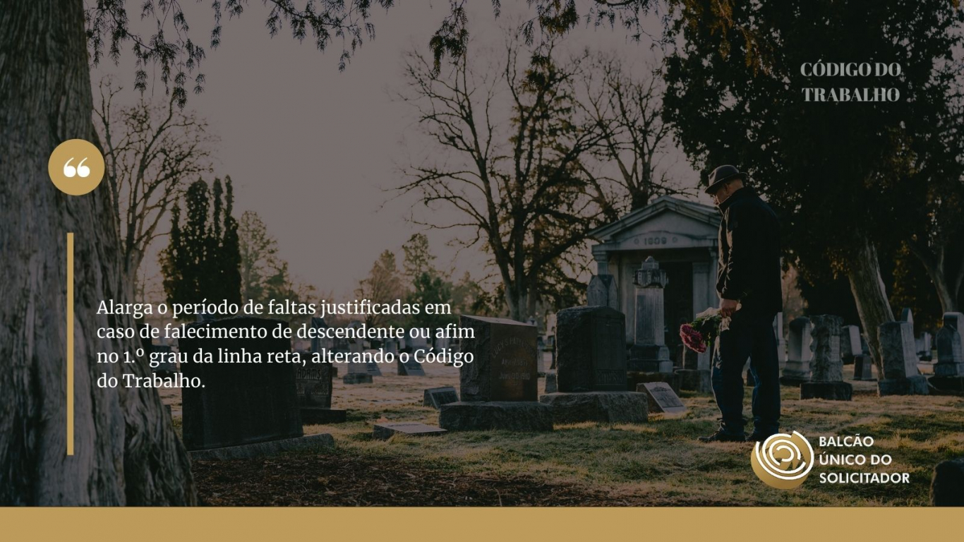Faltas justificadas em caso de falecimento