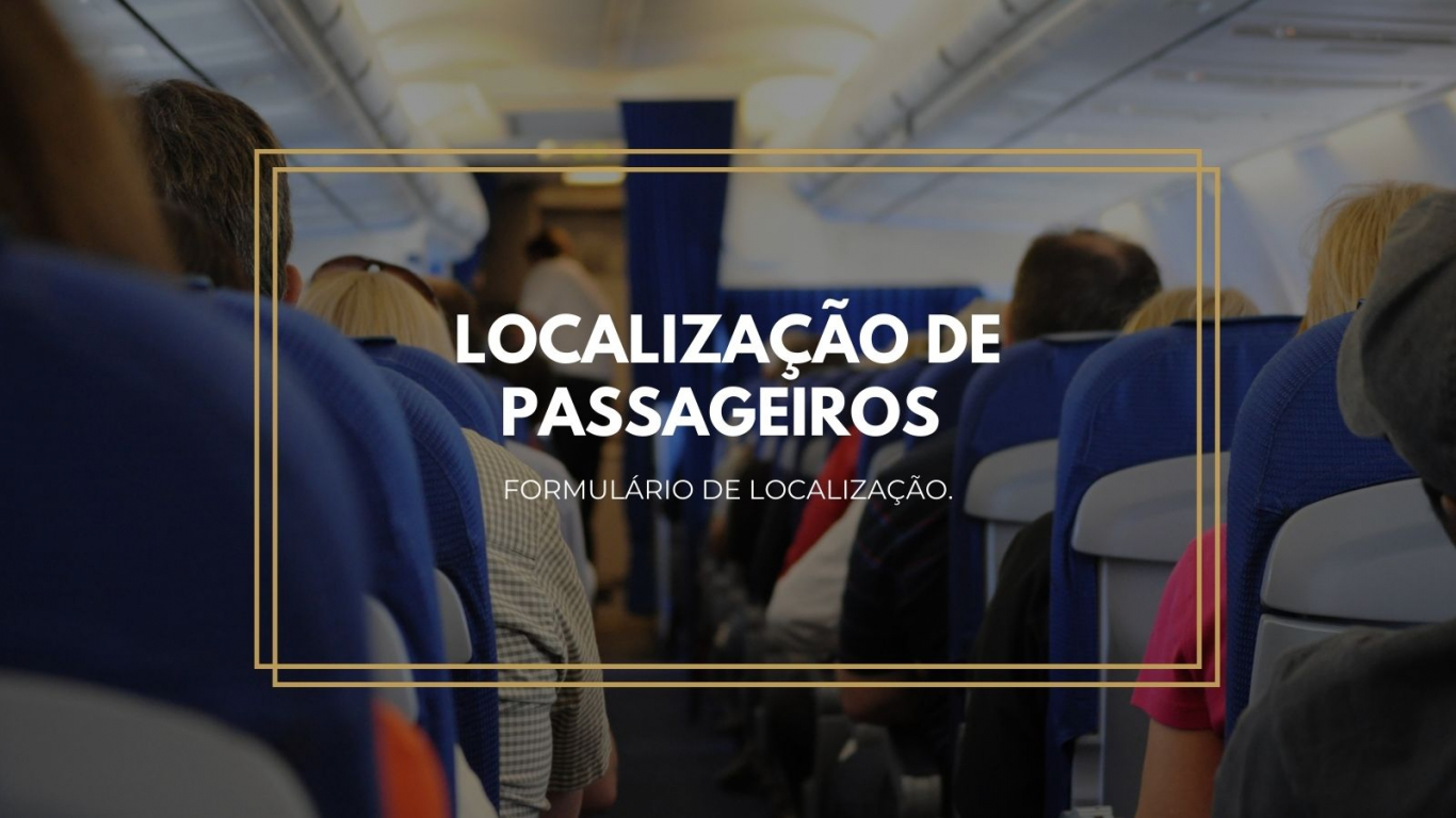 Formul&aacute;rio de Localiza&ccedil;&atilde;o de Passageiros